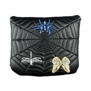 Custodia per Putter da <span class=keywords><strong>Golf</strong></span> con Cappuccio Quadrato, Colori Bianco e Nero, Nuovo Ricamo a Ragno, Attacco Magnetico, Protezione per Mazza da <span class=keywords><strong>Golf</strong></span> - Product Image 5