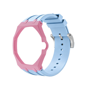 Kit <span class=keywords><strong>de</strong></span> Modificación <span class=keywords><strong>de</strong></span> Lujo Lionorm para AP - Caja Biocerámica Royal Pop para Swatch, Corona a las 3 en Punto, Correa <span class=keywords><strong>de</strong></span> Goma, Juego <span class=keywords><strong>de</strong></span> Correas <span class=keywords><strong>de</strong></span> <span class=keywords><strong>Reloj</strong></span> Resistentes al Agua - Product Image 5