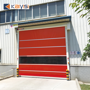 Les portes à grande vitesse industrielles conçues modernes de volet de rouleau de PVC jeûnent surface de finition intérieure d'entrepôt - Product Image 3
