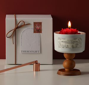 Juego de Velas Aromáticas de Camelia, Semielaboradas, con Logotipo Personalizado, Fragancia Elegante y Duradera; <span class=keywords><strong>para</strong></span> <span class=keywords><strong>Regalos</strong></span> de Cumpleaños/Bodas - Product Image 6