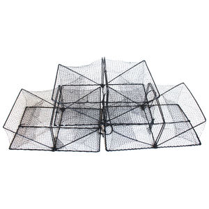 Piège à crabe électrique pliable de haute qualité m en Nylon, casier à crevettes carrées, pour pêcher les poissons, écrevisse - Product Image 1