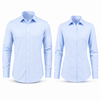 Chemises d'uniforme d'entreprise sur mesure OEM en cellulose régénérée à 50,9 %, polyester à 44,4 % et élasthanne à 4,7 %, extensibles