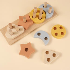 मोंटेसरी खिलौना लकड़ी की स्टैकिंग खिलौना बहु-कार्य संतुलन खिलौना - Product Image 2