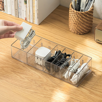 Boîte de rangement transparente multifonction pour câbles de données, chargeurs, adaptateurs, organiseur de câbles USB, conteneur pour fils