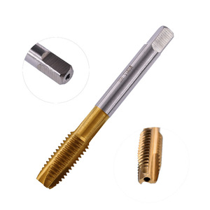 Juego de Machos de Roscar Eléctricos de Acero de Cobalto de Alta Velocidad con Recubrimiento de Titanio, Métricos de Paso Grueso, Machos de Roscar Rectos para Máquina, Venta al por Mayor - Product Image 2