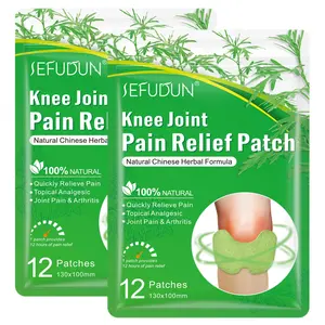 SEFUDUN Chinese Natural Wormwood Herbal Pain Relief Plaster Care Heat Knee Joint Pain Relief Patch