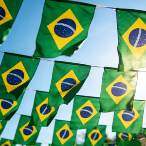 Banderines Personalizados de Países, Mini Banderas de Tela de Poliéster, Banderas de Diferentes Países, Bandera de Brasil - Product Image 2