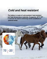Rastreadores GPS para Vacas, Solución Definitiva para la Gestión de Activos y el Cuidado de Animales, Rastreador GPS Solar, Gestión Inteligente de Ganado, GPSONE