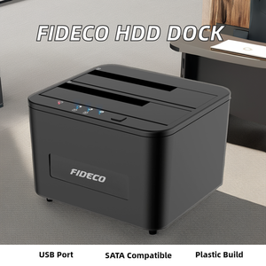 Fideco SATA <span class=keywords><strong>USB</strong></span> 3.0 bên ngoài ổ đĩa cứng DOCKING trạm nhựa bao vây HDD duplicator bản sao NVMe nội bộ Bộ chuyển đổi sử dụng - Product Image 2