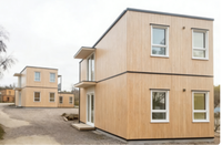 Maison modulaire en conteneur minimaliste de 20 pieds pour une vie durable