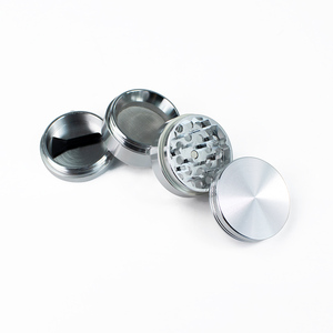 Wholesale Manual Herb <b>Grinder</b> OEM/ODM Custom Logo 4 Layer Zinc Alloy Aluminium Premium <b>Metal</b> Tobacco <b>Grinder</b> - Product Image 3