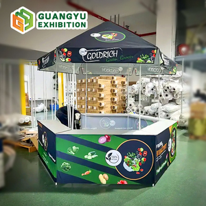 Carpa Hexagonal Promocional con Certificado CE, Personalizable, Tipo Domo para Comida, Quiosco, Toldo para Ferias Comerciales, Eventos y Promociones - Product Image 4