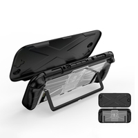 Coque avant PC dure et coque arrière PC TPU souple avec poignée ergonomique pour Nintendo Switch 2