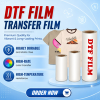 Film de transfert thermique DTF personnalisé OEM pour gobelets, tasses et t-shirts