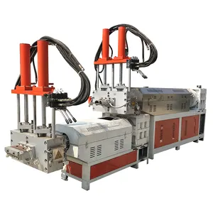 Newest pp PE film granulation production line/Waste Plastic Raw Material bags recycling pelletizing machinery