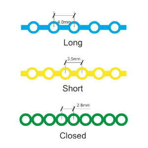Bán Buôn Nha Khoa Hàng Tiêu Dùng Chỉnh Hình Chỉnh Hình Đàn Hồi Ban Nhạc Cao Su 40 Màu Sắc Đóng Ngắn Dài Chuỗi Điện Cho Cú Đúp - Product Image 6