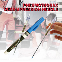 Aiguille de décompression thoracique tactique Medresq CE IFAK 14Ga pour pneumothorax, pour les premiers secours