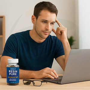 OEM ODM 보충제 히말라야 시라짓 레진 캡슐 85가지 미네랄 풍부한 두뇌 지원 허브 보충제 남성 강화 - Product Image 4