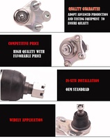 Joint à rotule inférieur de systèmes de suspension automobile pour TOYOTA HILUX VIGO KUN25 KUN15 43330-09510