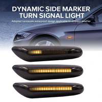 Feux clignotants séquentiels à lentille de fumée dynamique pour BMW E46 E60/E61 E81/E87 E82/E88 E90/E91 E92/E93