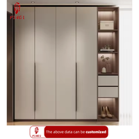 Dressing Sur Mesure Nouvelle Tendance pour Hôtel, Placard de Chambre Moderne, Organisateur de Vêtements, Aménagement de Dressing, Meuble de Chambre