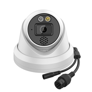 Cámara IP POE de Seguridad Tipo Torreta Compatible con Hik NVR, 8MP 4K, Detección Facial por IA, Visión Nocturna a Todo Color, Gran Angular, Micrófono Integrado - Product Image 1