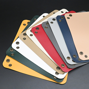 En stock, <span class=keywords><strong>plateau</strong></span> de rangement carré pliable à double face en similicuir, petit format, pour la décoration de la maison - Product Image 2