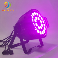 Dmx rgbwa uv 6 en 1 18x18w ZOOM de scène 64 par can led par light 18pcs X 10w Rgbw 4 en 1 Led Zoom Par Light 10w Parcan Zoom