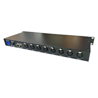 Contrôleur professionnel Artnet DMX512 de 8 ports contrôleur Artnet pour l'éclairage de scène