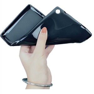 Sáng tạo Jelly Gloss đen mềm TPU Tablet Cover quay lại trường hợp đối với Samsung Galaxy Tab S7 A7 A8 S8 S9 A9 FE S6 Lite T295 t515 p615 - Product Image 1