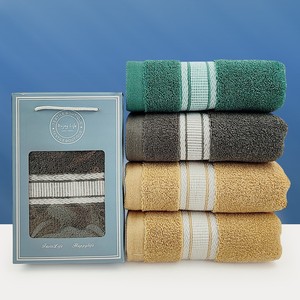 Serviettes en coton pur 33x74cm avec logo brodé personnalisable pour usage promotionnel - Product Image 1