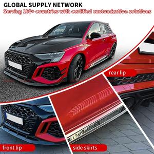 Meilleur <span class=keywords><strong>prix</strong></span> Mise à niveau en fibre de carbone vers le kit de carrosserie de style PAK pour <span class=keywords><strong>Audi</strong></span> <span class=keywords><strong>RS3</strong></span> Kit de carrosserie de capot moteur de jupe latérale de lèvre avant arrière - Product Image 3