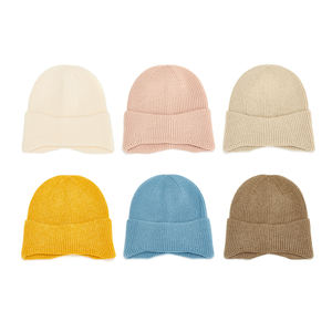 Bonnet tricoté en acrylique coloré de broderie personnalisée de haute qualité pour les voyages d'hiver des hommes et des femmes en gros RTS - Product Image 6