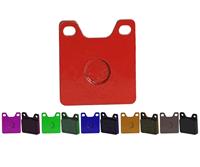 Plaquettes de frein arrière en titane de pièces de Go-Karts de haute qualité d'usine pour systèmes de freinage Kart Republic KR2 Mad-Croc BRM EVO