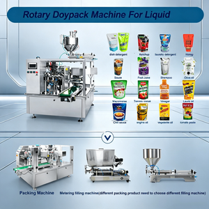 เครื่องบรรจุ Doypack อเนกประสงค์สำหรับเมล็ดกาแฟแบบเม็ดพร้อมบรรจุในถุงแบบตั้งได้ พร้อมเครื่องชั่งแบบหลายหัว - Product Image 4