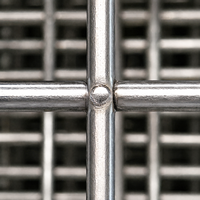 Tissu métallique soudé en acier inoxydable 304 haute résistance à la corrosion HF