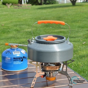 Juego de Utensilios de Cocina ICEFIRE Ultraligero de Aluminio para Camping, con Tapa de Vidrio, Compatible con Inducción y Gas, Capacidad de 1.1L/1.6L - Product Image 4
