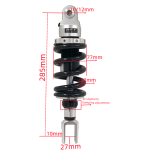 Amortisseur de moto 12mm, ressort 260mm, 270mm, 280mm, 290mm, 300mm, 310mm320mm pour MT09 2017-18 KLR250 1984 <span class=keywords><strong>CRF</strong></span> <span class=keywords><strong>250</strong></span> <span class=keywords><strong>L</strong></span> XR250 - Product Image 6