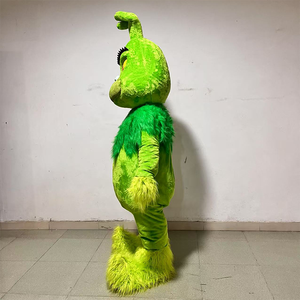 Disfraz Navideño Extravagante del <span class=keywords><strong>Grinch</strong></span> - Atuendo de Monstruo Verde de Cuerpo Completo - Ropa para Eventos de Halloween - Product Image 2