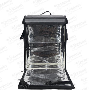 Bolsa de entrega de comida con pantalla Led de publicidad inteligente escalable a prueba de agua para motocicleta, <span class=keywords><strong>mochila</strong></span> congelada de papel de aluminio, <span class=keywords><strong>mochila</strong></span> Usb - Product Image 3