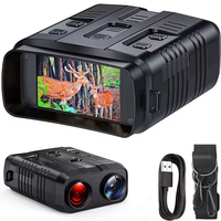 Jumelles de vision nocturne numériques 3CGRO-R19 4K 1080P avec enregistreur infrarouge 300M pour la chasse et le camping en extérieur