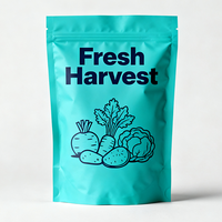 Custom Design Vochtbestendige Food Grade Plastic Bevroren Gedroogde Groenten En Fruit Verpakking Doypack Stand-Up Bags Zakjes