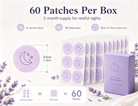 Patch de Sommeil Personnalisable à la Lavande, Aide Naturelle aux Herbes pour le Sommeil, Autocollant d'Aromathérapie pour le Jet Lag, Soulagement du Stress, Endormissement Plus Rapide pour Adultes