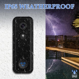 Vidéophone intelligent 3MP 1080P HD WiFi Détection de mouvement IP65 Étanche Audio bidirectionnel Application Cloudedge Garantie de 2 ans Sans fil - Product Image 5