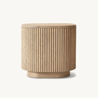 Table basse de style américain en bois massif, haut de gamme et luxueuse