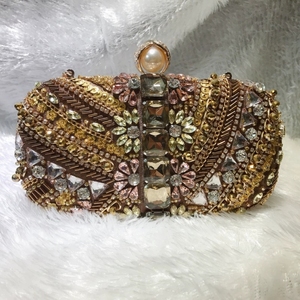 Marrón/amarillo/Rosa <span class=keywords><strong>multicolor</strong></span> diamante cristal embrague Rhinestone mujeres embragues alta calidad teléfono cartera mejor <span class=keywords><strong>fiesta</strong></span> monedero bolsa - Product Image 3