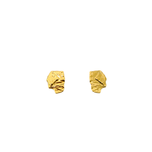 ต่างหูแฟชั่นทันสมัย สแตนเลส 316L ชุบทอง PVD ทนทาน ใช้ได้ทั้งชายและหญิง - Product Image 1