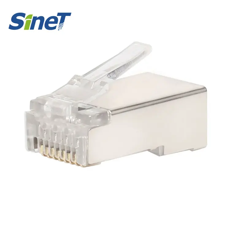 Bestehen Test Wasserdichter RJ45-Stecker 8 Stifte 8 Kontakte Car5e UTP Unge schirmter Stecker RJ45-Stecker auf Buchse