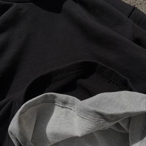 Sudadera con Capucha Corta de Felpa de 380GSM para Hombre, Fabricada con 100% Algodón, Estilo Urbano Holgado, Vintage, con Serigrafía Personalizada - Product Image 4