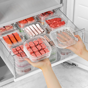 モダンポータブル再利用可能プラスチック食事準備オーガナイザー容器蓋付きキッチン冷凍食品保管用 - Product Image 2